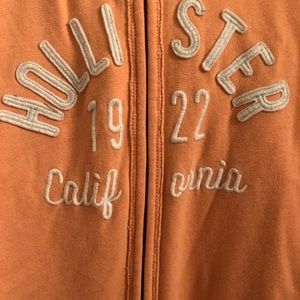 Peach zip up hoodie